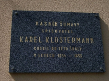 Pamětní deska Karla Klostermanna v Nezamyslicích 