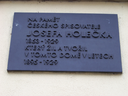 Pamětní deska Josefa Holečka v Praze
