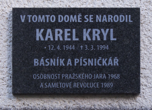 Pamětní deska Karla Kryla v Kroměříži