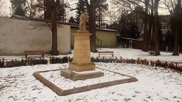 Pomník Boleslava Jablonského v Jindřichově Hradci