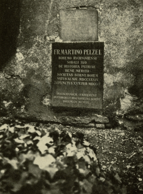 Místo uložení ostatků Františka Martina Pelcla
