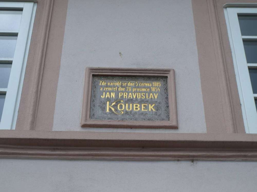 Pamětní deska Jana Pravoslava Koubka v Blatné (1)