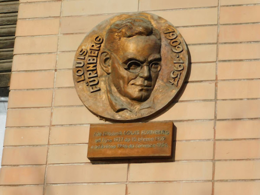 Pamětní deska Louise Fürnberga v Praze