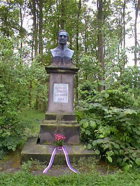 Busta Václava Hanky ve Dvoře Králové nad Labem  
