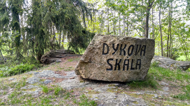 Dykova skála u Vysokého nad Jizerou