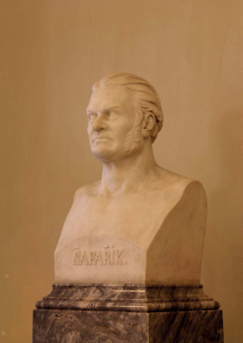 Busta Pavla Josefa Šafaříka v Národní knihovně ČR