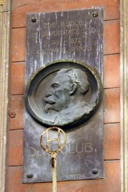 Pamětní deska Emila Holuba v Praze