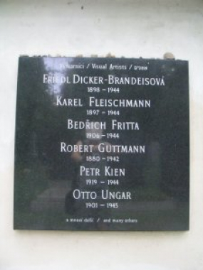 Pamětní deska Karla Fleischmanna v Praze