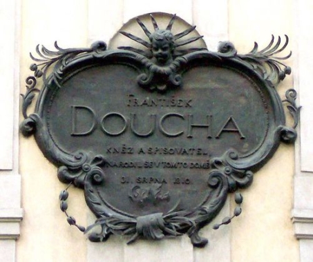 Pamětní deska Františka Douchy v Praze