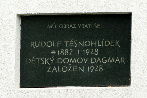 Pamětní deska Rudolfa Těsnohlídka v Brně