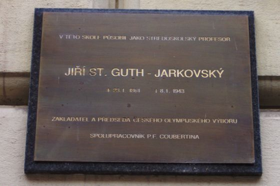Pamětní deska Jiřího Stanislava Gutha-Jarkovského v Praze 