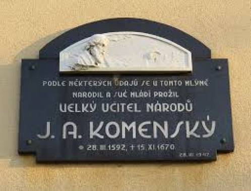 Pamětní deska Jana Amose Komenského v Nivnici