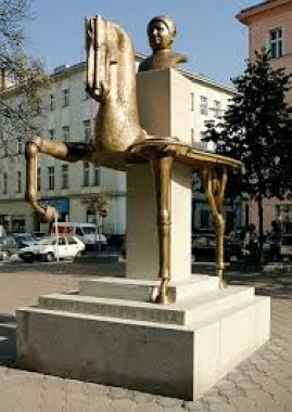 Socha Jaroslava Haška v Praze 3