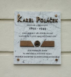 Pamětní deska Karla Poláčka v České Lípě
