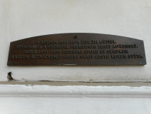 Pamětní deska Josefa Kořenského v Litomyšli