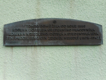 Pamětní deska Zdeňka Nejedlého v Litomyšli