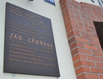 Pamětní deska Jana Zábrany v Humpolci