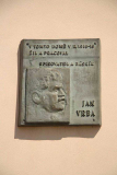 Pamětní deska Jana Vrby v Jemnici