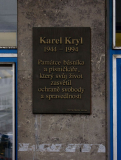 Pamětní deska Karla Kryla v Jihlavě
